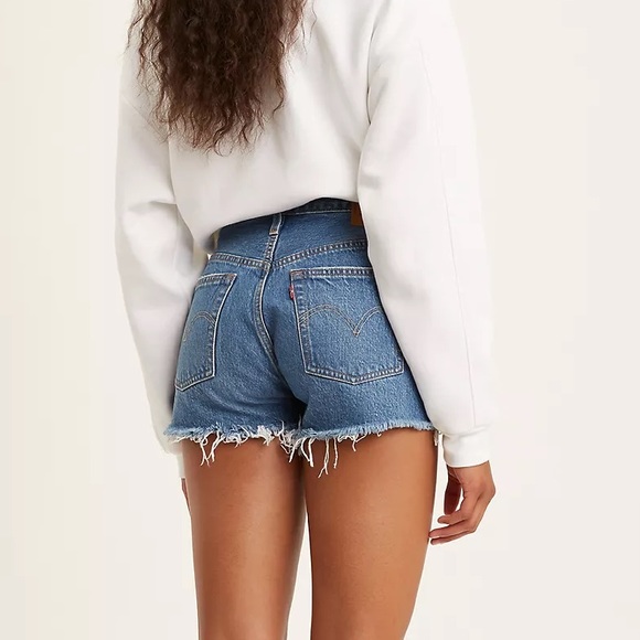 LEVIS 501 HIGH RISE SHORTS - Picture 3 of 7